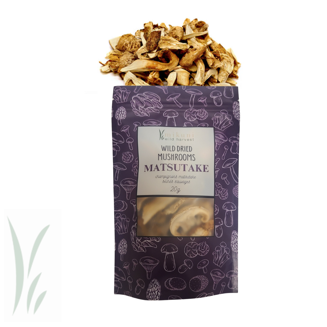 Dried Wild Matsutake (Pine) Mushrooms / 20g